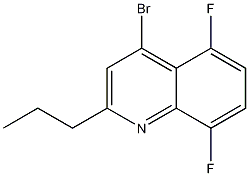 4-Bromo-5,8-difluoro-2-propylquinoline CAS#: 1189106-85-1