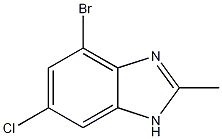 4-Bromo-6-chloro-2-methylbenzoimidazole CAS#: 1215205-57-4