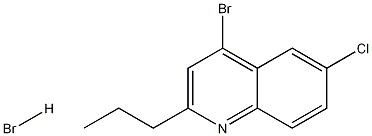 4-Bromo-6-chloro-2-propylquinoline hydrobromide CAS#: 1204810-85-4