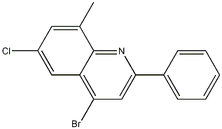 4-Bromo-6-chloro-8-methyl-2-phenylquinoline CAS#: 1189107-23-0