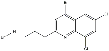 4-Bromo-6,8-dichloro-2-propylquinoline hydrobromide CAS#: 1204810-17-2