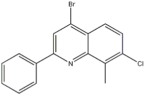 4-Bromo-7-chloro-8-methyl-2-phenylquinoline CAS#: 1189107-25-2