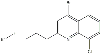 4-Bromo-8-chloro-2-propylquinoline hydrobromide CAS#: 1204810-88-7