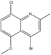 4-Bromo-8-chloro-5-methoxy-2-methylquinoline CAS#: 1189107-60-5