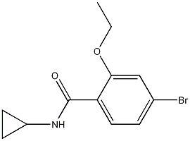 4-Bromo-N-cyclopropyl-2-ethoxybenzamide CAS#: 1262011-20-0