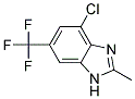 4-CHLORO-2-METHYL-6-TRIFLUOROMETHYL-1H-BENZIMIDAZOLE CAS#: 1211010-30-8