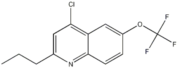 4-Chloro-2-propyl-6-trifluoromethoxyquinoline CAS#: 1156277-29-0
