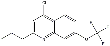 4-Chloro-2-propyl-7-trifluoromethoxyquinoline CAS#: 1189106-46-4