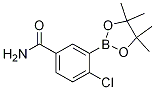 4-Chloro-3-(4,4,5,5-tetramethyl-1,3,2-dioxaborolan-2-yl)benzamide CAS#: 1242422-55-4