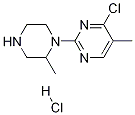 4-Chloro-5-methyl-2-(2-methyl-piperazin-1-yl)-pyrimidine hydrochloride CAS#: 1261234-26-7
