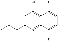 4-Chloro-5,8-difluoro-2-propylquinoline CAS#: 1156277-54-1