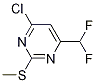 4-Chloro-6-(difluoromethyl)-2-(methylthio)pyrimidine CAS#: 1204298-68-9