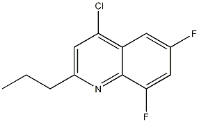 4-Chloro-6,8-difluoro-2-propylquinoline CAS#: 1156275-97-6
