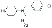 (4-Chloro-benzyl)-methyl-piperidin-4-yl-amine hydrochloride CAS#: 1261233-16-2