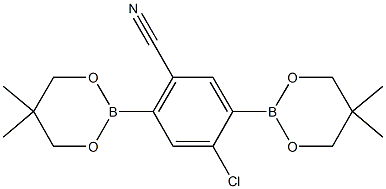 4-Chlorobenzonitrile-2,5-diboronic acid neopentyl glycol ester CAS#: 1072944-28-5
