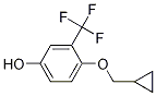 4-(Cyclopropylmethoxy)-3-(trifluoromethyl)phenol CAS#: 1243463-05-9