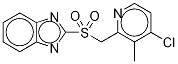 4-Desmethoxypropoxyl-4-chloro Rabeprazole Sulfone CAS#: 1159977-27-1