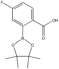 4-Fluoro-2-(4,4,5,5-tetramethyl-1,3,2-dioxaborolan-2-yl)benzoic acid CAS#: 1191063-61-2