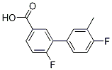 4-Fluoro-3-(4-fluoro-3-methylphenyl)benzoic acid CAS#: 1261949-48-7
