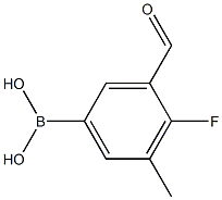 (4-Fluoro-3-forMyl-5-Methylphenyl)boronic acid CAS#: 1310384-23-6