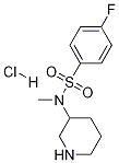 4-Fluoro-N-Methyl-N-piperidin-3-yl-benzenesulfonaMide hydrochloride CAS#: 1353971-21-7
