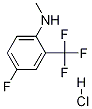 4-Fluoro-N-methyl-2-(trifluoromethyl)aniline hydrochloride CAS#: 1215205-13-2