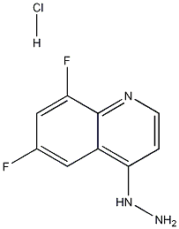 4-Hydrazino-6,8-difluoroquinoline hydrochloride CAS#: 1204810-72-9