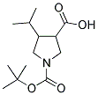 4-ISOPROPYLPYRROLIDINE-1,3-DICARBOXYLIC ACID 1-TERT-BUTYL ESTER CAS#: 1212348-80-5
