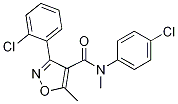 4-IsoxazolecarboxaMide, 3-(2-chlorophenyl)-N-(4-chlorophenyl)-N,5-diMethyl- CAS#: 1197300-24-5