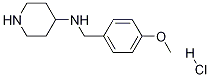 (4-Methoxy-benzyl)-piperidin-4-yl-aMine hydrochloride CAS#: 1353974-43-2
