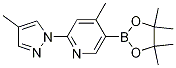 4-Methyl-2-(4-Methyl-1H-pyrazol-1-yl)-5-(4,4,5,5-tetraMethyl-1,3,2-dioxaborolan-2-yl)pyridine CAS#: 1352414-67-5