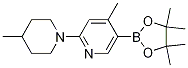 4-Methyl-2-(4-Methylpiperidin-1-yl)-5-(4,4,5,5-tetraMethyl-1,3,2-dioxaborolan-2-yl)pyridine CAS#: 1352414-66-4