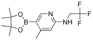 4-Methyl-5-(4,4,5,5-tetraMethyl-1,3,2-dioxaborolan-2-yl)-N-(2,2,2-trifluoroethyl)pyridin-2-aMine CAS#: 1356699-53-0