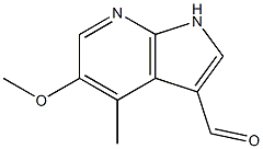 4-Methyl-5-Methoxy-7-azaindole-3-carbaldehyde CAS#: 1190321-06-2