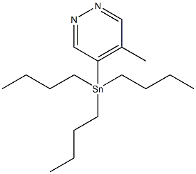 4-Methyl-5-tributylstannylpyridazine CAS#: 1206830-76-3