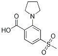 4-(Methylsulfonyl)-2-pyrrolidinobenzoic Acid CAS#: 1197193-17-1