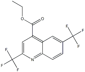 4-Quinolinecarboxylic acid, 2,6-bis(trifluoromethyl)-, ethyl ester CAS#: 1185292-62-9