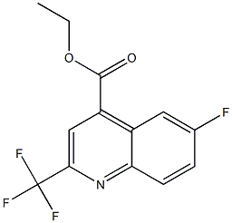 4-Quinolinecarboxylic acid, 6-fluoro-2-(trifluoromethyl)-, ethyl ester CAS#: 1185292-80-1