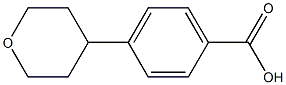 4-(Tetrahydro-2H-pyran-4-yl)benzoic acid CAS#: 1086391-97-0