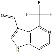 4-(TrifluoroMethyl)-5-azaindole-3-carboxaldehyde CAS#: 1190309-96-6