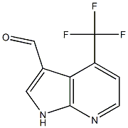 4-(TrifluoroMethyl)-7-azaindole-3-carboxaldehyde CAS#: 1190320-65-0
