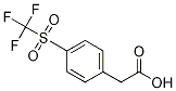 4-(Trifluoromethylsulfony)phenylacetic acid CAS#: 1099597-82-6