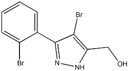 (4-broMo-3-(2-broMophenyl)-1H-pyrazol-5-yl)Methanol CAS#: 1240303-38-1