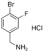 (4-broMo-3-fluorophenyl)MethanaMine hydrochloride CAS#: 1214342-53-6