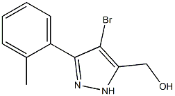 (4-broMo-3-(o-tolyl)-1H-pyrazol-5-yl)Methanol CAS#: 1239715-04-8