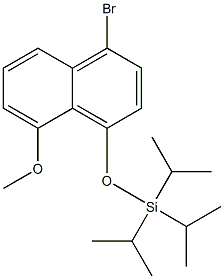 (4-broMo-8-Methoxynaphthalen-1-yloxy)triisopropylsilane CAS#: 1319715-16-6