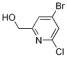 (4-bromo-6-chloropyridin-2-yl)methanol CAS#: 1266119-15-6