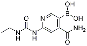 4-carbaMoyl-6-(3-ethylureido)pyridin-3-ylboronic acid CAS#: 1186113-76-7