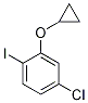 4-chloro-2-cyclopropoxy-iodo-benzene CAS#: 1243387-37-2