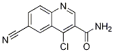 4-chloro-6-cyanoquinoline-3-carboxamide CAS#: 1131604-95-9